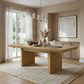 Furniture Of America Virex Rustic 90 Inch Solid Wood Extendable Dining Table