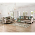 Furniture Of America Vynn Transitional Chenille 2 Piece Living Room Set