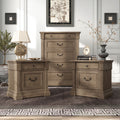 Furniture Of America Wacine 3 Piece Weathered Grey Wood Chest And 2 Nightstand Bedroom Set