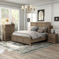 Furniture Of America Wacine 3 Piece Weathered Grey Wood Panel Bedroom Set
