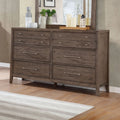 Furniture Of America Wria Transitional Grey Solid Wood Dresser