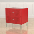 Lelani Contemporary 2 Drawer Side Table By Foa