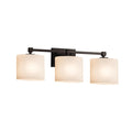 Fusion Tetra 3 Light Bath Bar Opal Oval Shade