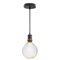 G125 Globe Pendant Light Led Bulb Gunmetal Shatter Resist Indoor Outdoor Large