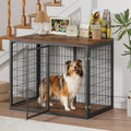 Gdf Studio Hearthpaw Modern Furniture Dog Crate With Triple Door Access