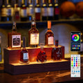 Gdf Studio Luminex Modern Led Bottle Display Shelf With App Control