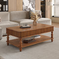 Gdf Studio Modern Wooden Lift Top Coffee Table With Storage