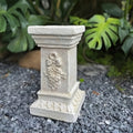 Gdfstudio 11.8 Retro Greek Roman Column Resin Decor Stand Indoor Outdoor Garden Wedding Ornament