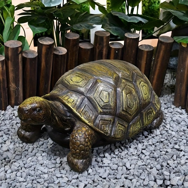 Gdfstudio 21 3D Resin Turtle Statue Weather Resistant Outdoor Indoor Garden Patio Art Decor Gift