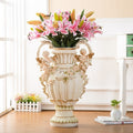 Gdfstudio 28.35 Resin European Angel Cupid Vase Art Deco Handicraft Indoor Living Room Decor