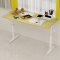 Gdfstudio 47 W Manual Height Adjustable Ergonomic Computer Desk