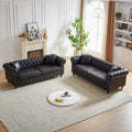 Gdfstudio 6 Seat Pine Wood Frame Chenille Fabric Soft Sofa For Living Room Office