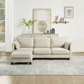 Gdfstudio 93.5 Modular L Shaped Upholstered Sofa With Storage