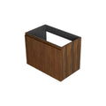 Gdfstudio Aero Modern Mid Century Foldable Bathroom Vanity With Soft Close Function Amper Storage Spaces Without Sink