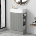 Gdfstudio Amelia Compact Space Saving Bathroom Vanity