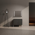 Gdfstudio Bristol Modern Freestanding Bathroom Vanity Cabinet With 2 Soft Closing Doors Buffer Damping Sink Not Included