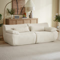 Gdfstudio Cloud Boneless Corduroy Loveseat For Indoor Living Room Apartment Guest Room