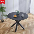 Gdfstudio Elmbridge Mid Century Modern Contemporary 42.1 Pedestal Tulip Dining Table With Round Top