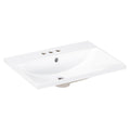 Gdfstudio Ethan Montgomery 24 Inch Single Bathroom Vanity Top With Integrated Ceramic Basin 24