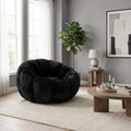 Gdfstudio Faux Fur Floral Shaped Ultra Soft Bean Bag Chair