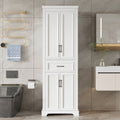 Gdfstudio Greystone 70.8 H Freestanding Bathroom Cabinet With Adjustable Shelves 4 Soft Close Doors Drawer