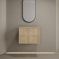 Gdfstudio Levistar Modern Wall Mounted Bathroom Vanity With 2 Soft Close Doors Sink Not Included