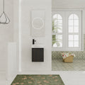 Gdfstudio Levistar Modern Wall Mounted Bathroom Vanity With Scratch Resistant Sink Soft Close Door For Small Space