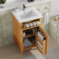Gdfstudio Lucas Compact Modern Bathroom Vanity With Smart Storage