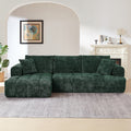 Gdfstudio Luxury Chenille L Shape 108.3 4 Seater Sectional Sofa With Tufted Segmented Structure