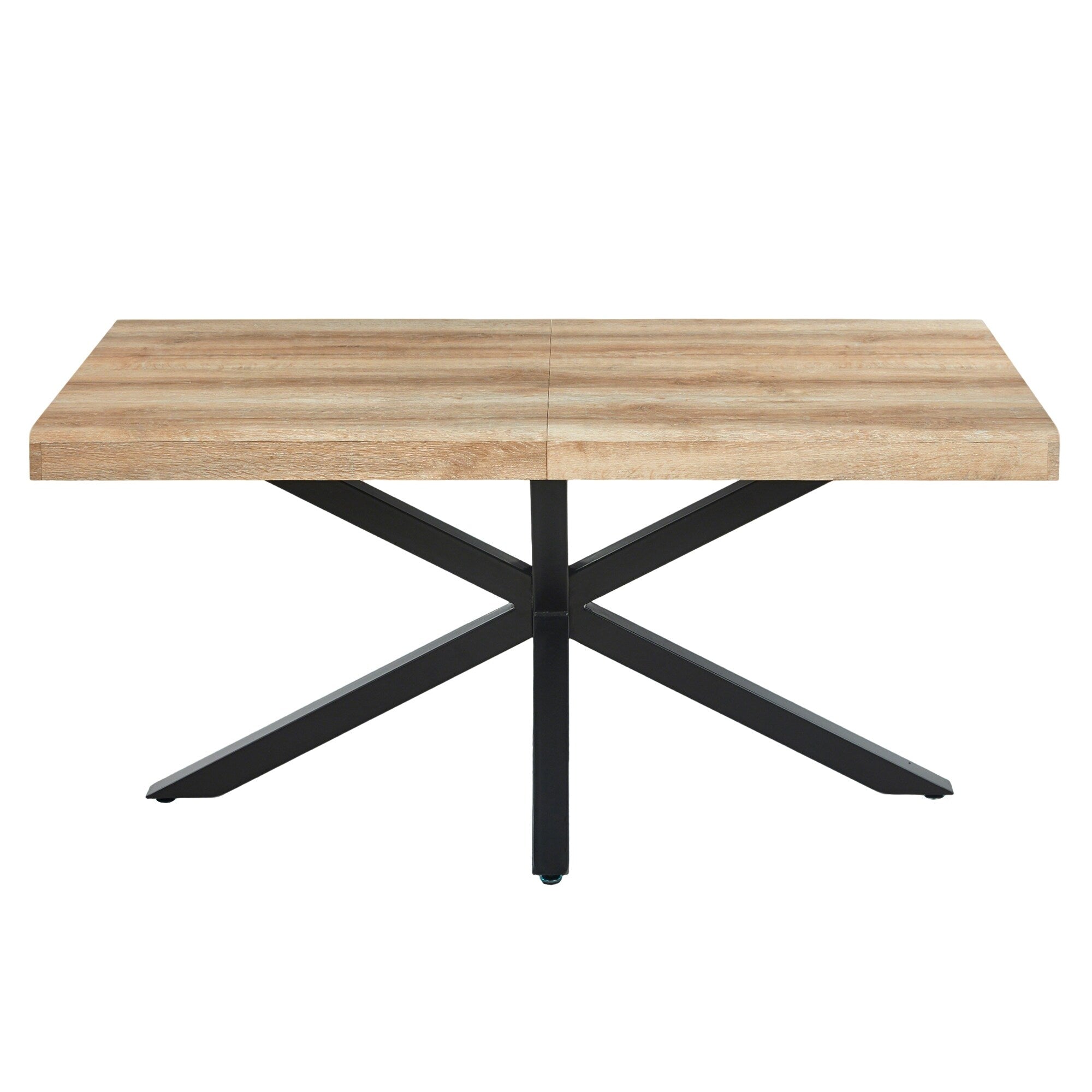 Gdfstudio Mapleton Modern Contemporary Space Saving 47.24 Metal Frame Extendable Dining Table With Telescoping Top 47.24 L