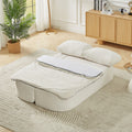 Gdfstudio Modern Folding Fabric Futon Sofa Bed With 2 In 1 Convertible Function For Bedroom Living Room Apartment