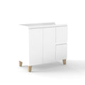 Modern Freestanding Bathroom Vanity With Soft Close Drawers Solid Wood Feet Handle Free Design Cabinet Only By Gdfstudio