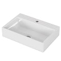 Monteria Modern 21 Ceramic Above Counter Vessel Bathroom Sink Basin By Gdfstudio