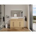 Gdfstudio Ravello Modern Freestanding Bathroom Vanity Cabinet With 4 Soft Closing Doors Sink Not Included 48