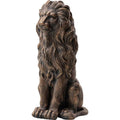Gdfstudio Resin Lion Guardian Statue Indoor Outdoor Garden Villa Patriotic Art Decor