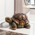 Gdfstudio Resin Simulated Turtle Statue Stool Multi Purpose Indoor Outdoor Garden Patio Decor