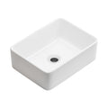 Gdfstudio Rosdale Modern Ceramic Vessel Sink With Above Counter Design
