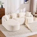 Gdfstudio Soft Upholstered Modular L Shape Sectional Sofa With Chaise