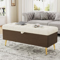 Gdfstudio Tufted 44.7 Boucle Upholstered Storage Ottoman Bench