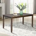 Gdfstudio Unionvale 46 Modern Wooden Rectangular Dining Table With Solid Wood Tapered Base Legs Lacquer Finish 30 W