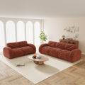 Gdfstudio Velvet 2 3 Seater Modular Sofa Set With 32D High Density Sponge Deep Seat
