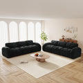 Gdfstudio Velvet 3 3 Seater Modular Sofa Set With 32D High Density Sponge Deep Seat