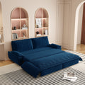 Gdfstudio Velvet 73.2 3 In 1 Convertible Pull Out Sofa Bed