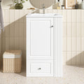 Gdfstudio Winthrop Freestanding 20 Bathroom Vanity With Ceramic Sink Soft Close Drawer Open Side Shelves Towel Bar