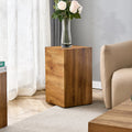 Gdfstudio Alaric Wood Coffee Table With Natural Wood Or Marble Texture