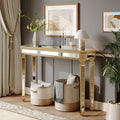 Gdfstudio Balthazar Wood Sofa With Mirror Accents