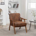 Gdfstudio Cressida Hale Accent Chair With Microfiber Upholstery And Solid Wood Frame Space Saving Design