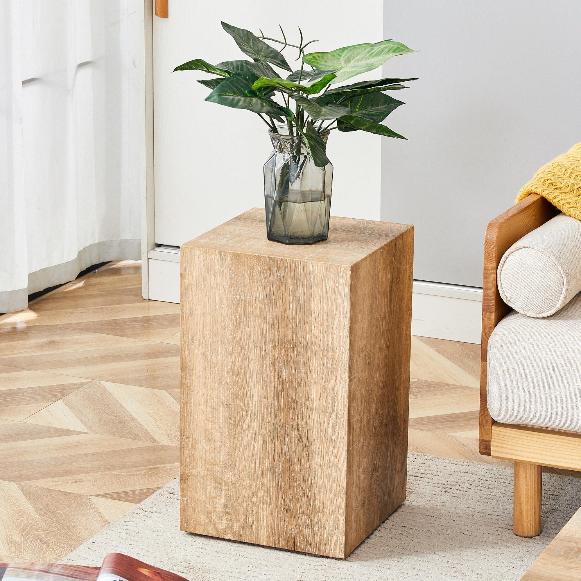 Gdfstudio Elowen Light Wood Color Texture Coffee Table