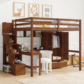 Gdfstudio Hugo Vance Loft Bed With Desk Wardrobe Staircase Storage And Built In Charging Station