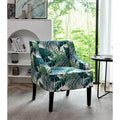 Gdfstudio Nina Upholstered Side Chair With Solid Wood Frame Versatile Accent Chair For Entryway Or Dining Room